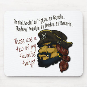 Pirates Rock! Mouse Pad