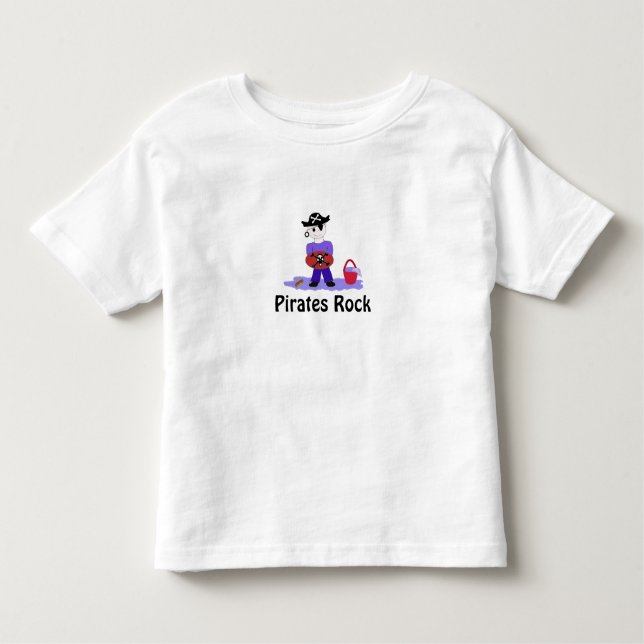 Pirates Rock Toddler T-Shirt (Front)
