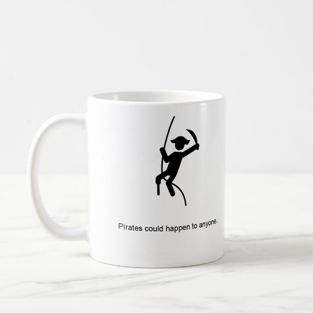 Pirates! (Rosencrantz & Guildenstern are Dead) Coffee Mug (Left)