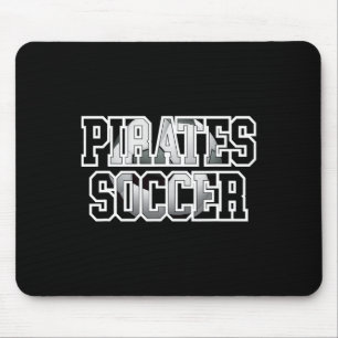 Pirates Soccer Ll School Spirit Game Day Soccer Mo Mouse Pad