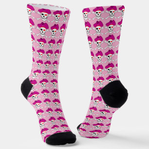 Pirates Socks, Captain Grace, Flag, Boat fashion Socks