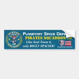 Pirates Squadron Bumper Sticker