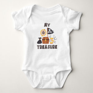 Pirate's Treasure Chest Baby Bodysuit