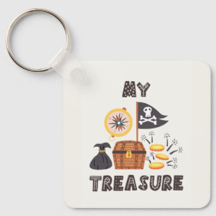 Pirate's Treasure Chest Key Ring
