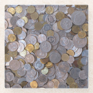 Pirates Treasure Glass Coaster