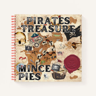 Pirates Treasure - Mince Pies Notebook