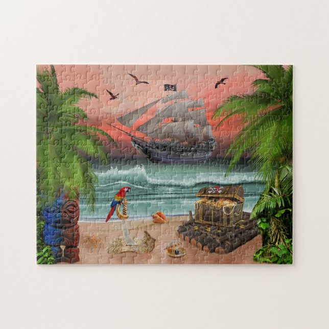 PIRATES TREASURE QUEST JIGSAW PUZZLE (Horizontal)