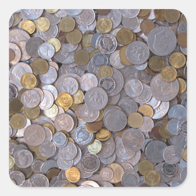 Pirates Treasure Square Sticker (Front)