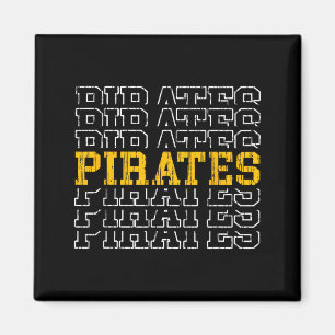 Pirates vintage for men women boys girls kids  magnet