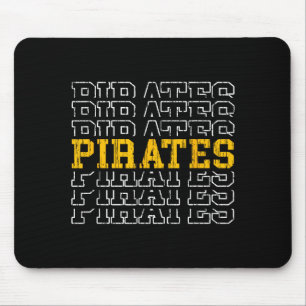 Pirates vintage for men women boys girls kids mouse pad