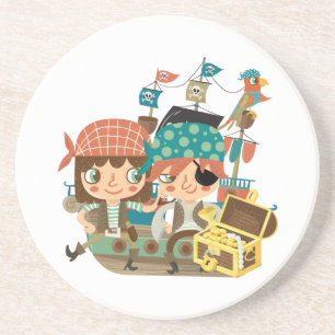Pirates With Treasure Coaster