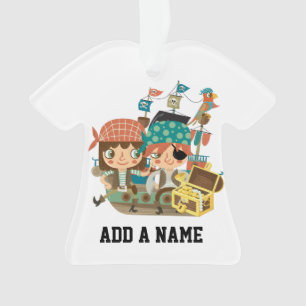 Pirates With Treasure Ornament