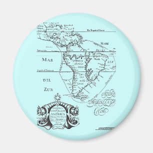 PirateTreasure Map Magnet