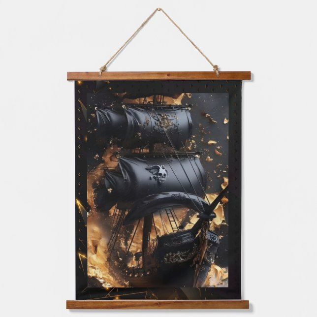 Pirats wall hanging tapestry (Front)