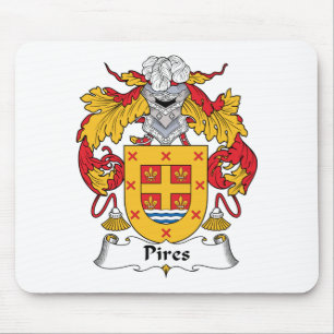 Pires Family Crest Mouse Pad