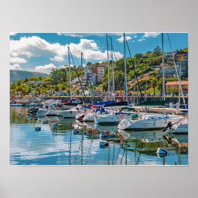 Piriapolis City Port, Maldonado, Uruguay Poster (Front)