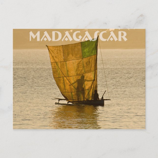 Piroguier Vezo Postcard (Front)