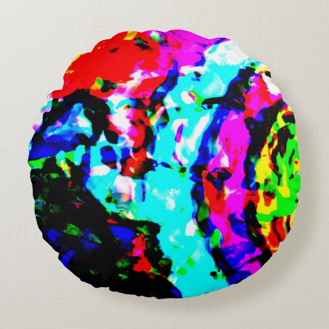 Pirt Doog: The Beholder's Eye Round Cushion (Front)