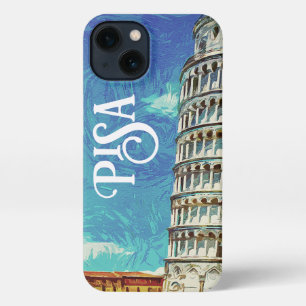 Pisa Italy europe Paint Colorful iPhone 13 Case