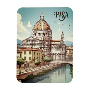  Pisa Italy europe travel Magnet