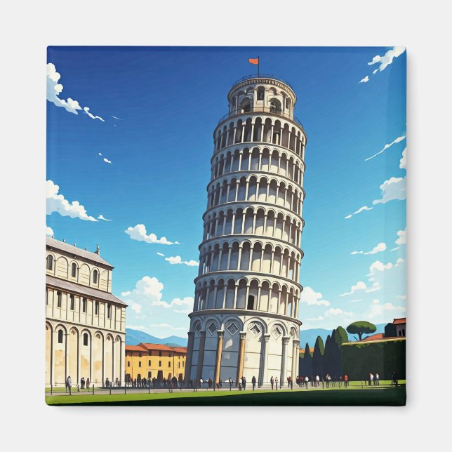 Pisa Italy Magnet (Front)