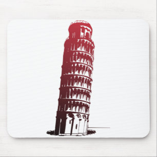 Pisa Italy Tower Leaning Europe Mouse Pad