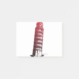 Pisa Italy Tower Leaning Europe Post-it Notes