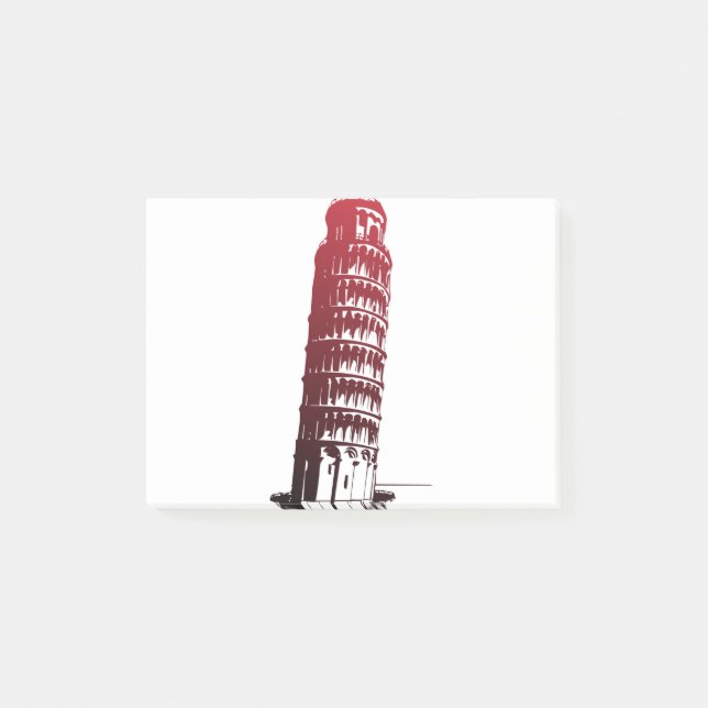 Pisa Italy Tower Leaning Europe Post-it Notes (Front)