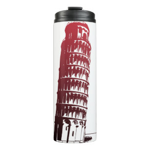 Pisa Italy Tower Leaning Europe Thermal Tumbler