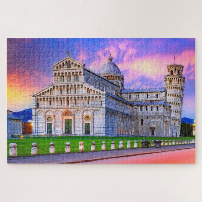 Pisa sunset jigsaw puzzle (Horizontal)