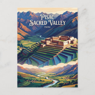 Pisac Sacred Valley Peru Postcard