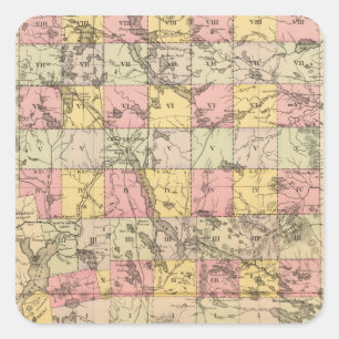 Piscataquis Co, Maine Square Sticker