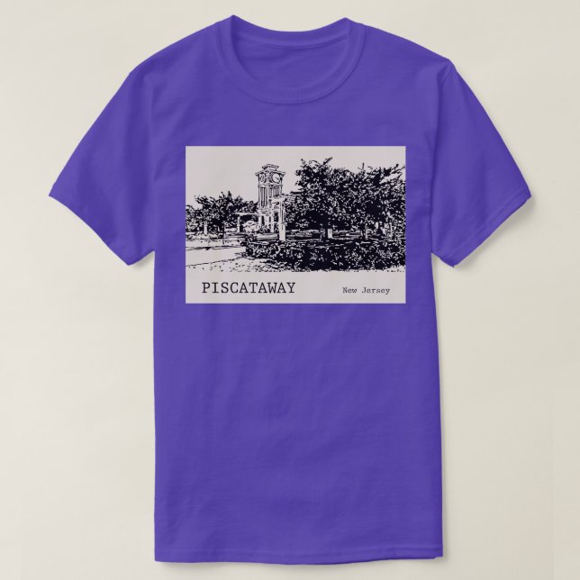 Piscataway New Jersey  2 T-Shirt (Design Front)