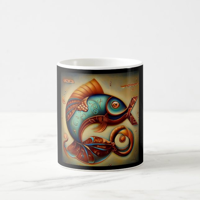 Pisces 10 coffee mug (Center)