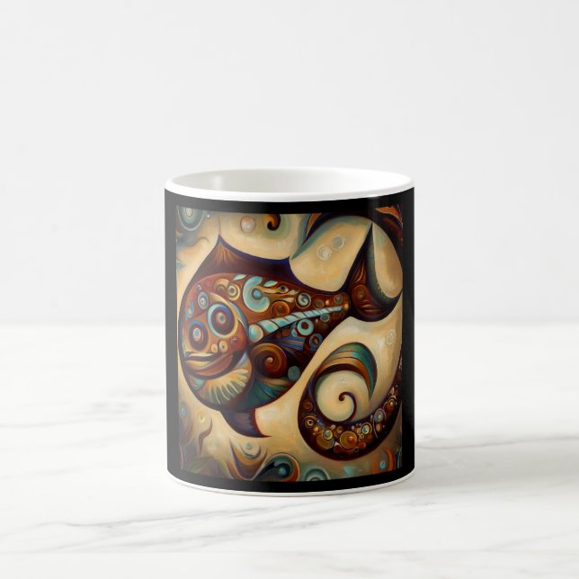 Pisces 1 coffee mug (Center)