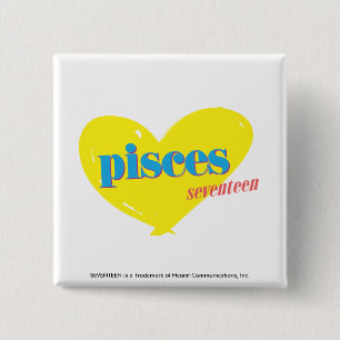 Pisces 3 15 cm square badge