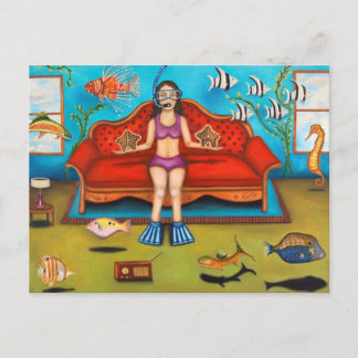 Pisces #3 postcard