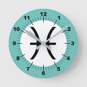Pisces Acrylic Wall Clock