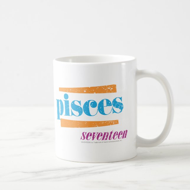 Pisces Aqua Coffee Mug (Right)