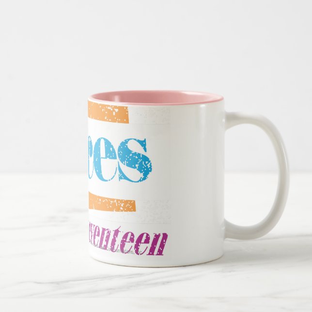 Pisces Aqua Two-Tone Coffee Mug (Right)