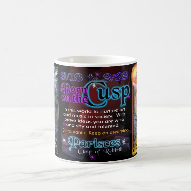Pisces Aries cusp astrology Coffee Mug (Center)