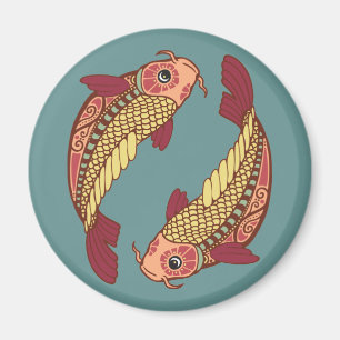 Pisces Astrological Sign Magnet