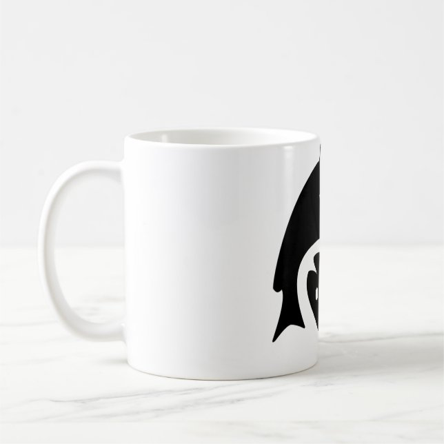Pisces Astrological Symbol Sign 2 Coffee Mug (Left)