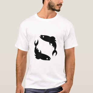 Pisces Astrological Symbol Sign 7 T-Shirt
