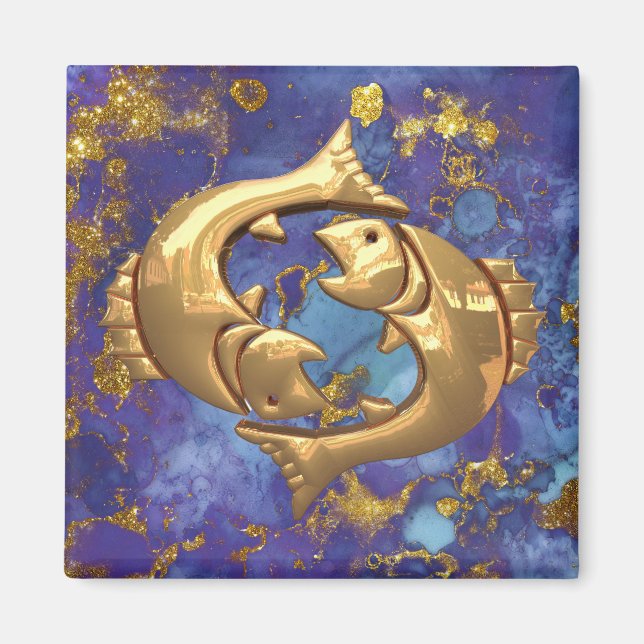 Pisces Astrology Magnet (Front)