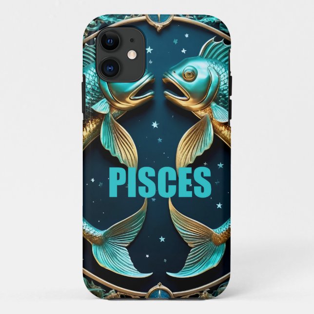 Pisces astrology sign Case-Mate iPhone case (Back)