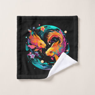 Pisces Astrology Sign Wash Cloth