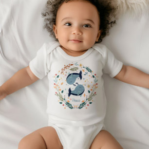Pisces Baby Outfit - Dreamy Fish Zodiac Sign Bodysuit