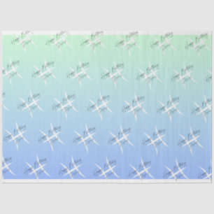 Pisces Birthday Colour Wrap Tissue Paper