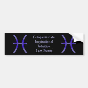 Pisces Bumper Sticker